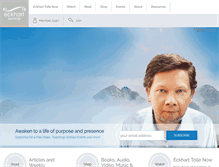 Tablet Screenshot of blog.eckharttolle.com